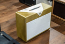 Divided By 13 2x 12F Cabinet - 2x 12" G12 M Greenback Speakers - Gold Tolex