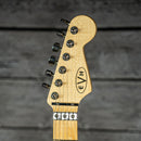 EVH Striped Series Red with Black Stripes