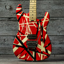 EVH Striped Series Red with Black Stripes