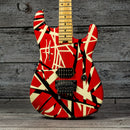EVH Striped Series Red with Black Stripes