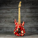 EVH Striped Series Red with Black Stripes