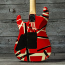EVH Striped Series Red with Black Stripes