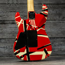EVH Striped Series Red with Black Stripes