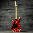 EVH Striped Series Red with Black Stripes
