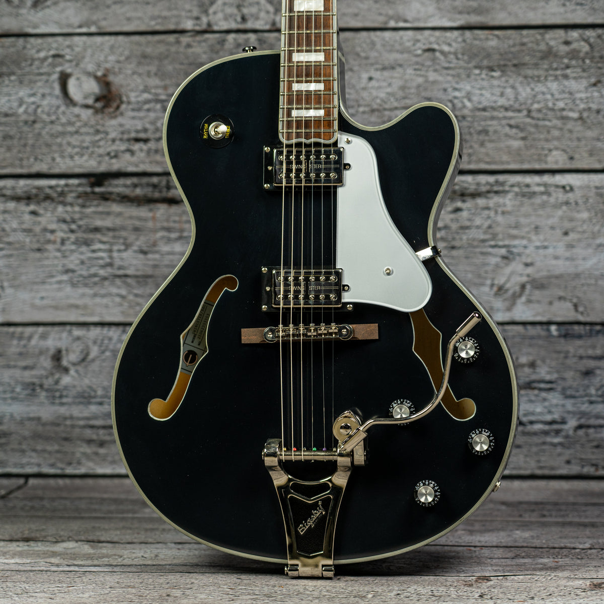 Epiphone Emperor Swingster - Black Aged Gloss