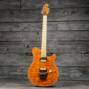 Ernie Ball Music Man Axis 30th Anniversary - Translucent Gold, Figured Maple/Matching Headstock