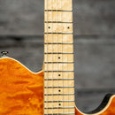 Ernie Ball Music Man Axis 30th Anniversary - Translucent Gold, Figured Maple/Matching Headstock