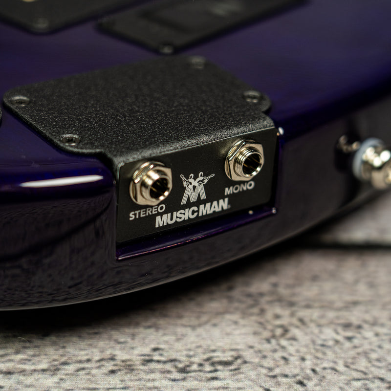 Ernie Ball Music Man JP15 - Purple Nebula Flame Top, Figured Roasted Maple