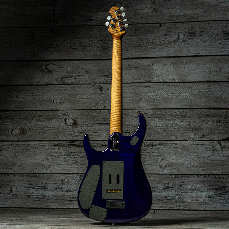 Ernie Ball Music Man JP15 - Purple Nebula Flame Top, Figured Roasted Maple