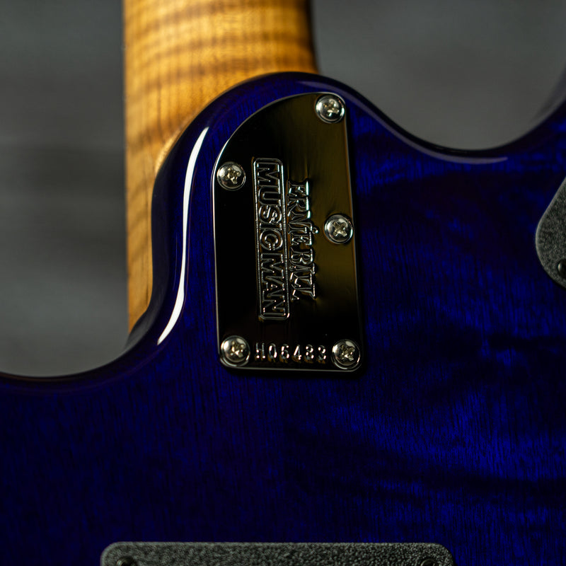 Ernie Ball Music Man JP15 - Purple Nebula Flame Top, Figured Roasted Maple