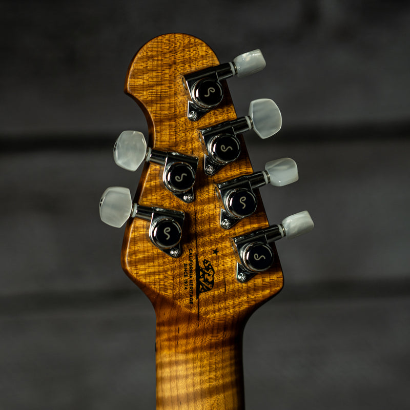 Ernie Ball Music Man JP15 - Purple Nebula Flame Top, Figured Roasted Maple