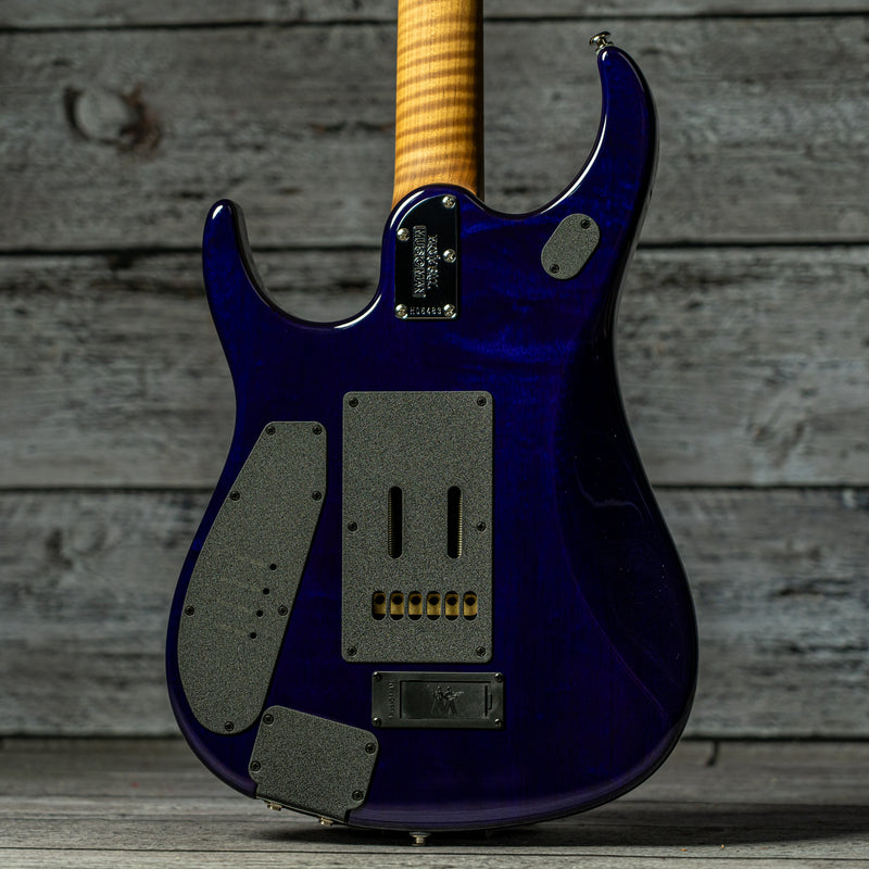 Ernie Ball Music Man JP15 - Purple Nebula Flame Top, Figured Roasted Maple