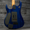 Ernie Ball Music Man JP15 - Ultramarine Quilt, Roasted Figured Maple Neck