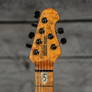 Ernie Ball Music Man JP15 - Ultramarine Quilt, Roasted Figured Maple Neck
