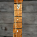 Ernie Ball Music Man JP15 - Ultramarine Quilt, Roasted Figured Maple Neck