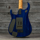 Ernie Ball Music Man JP15 - Ultramarine Quilt, Roasted Figured Maple Neck