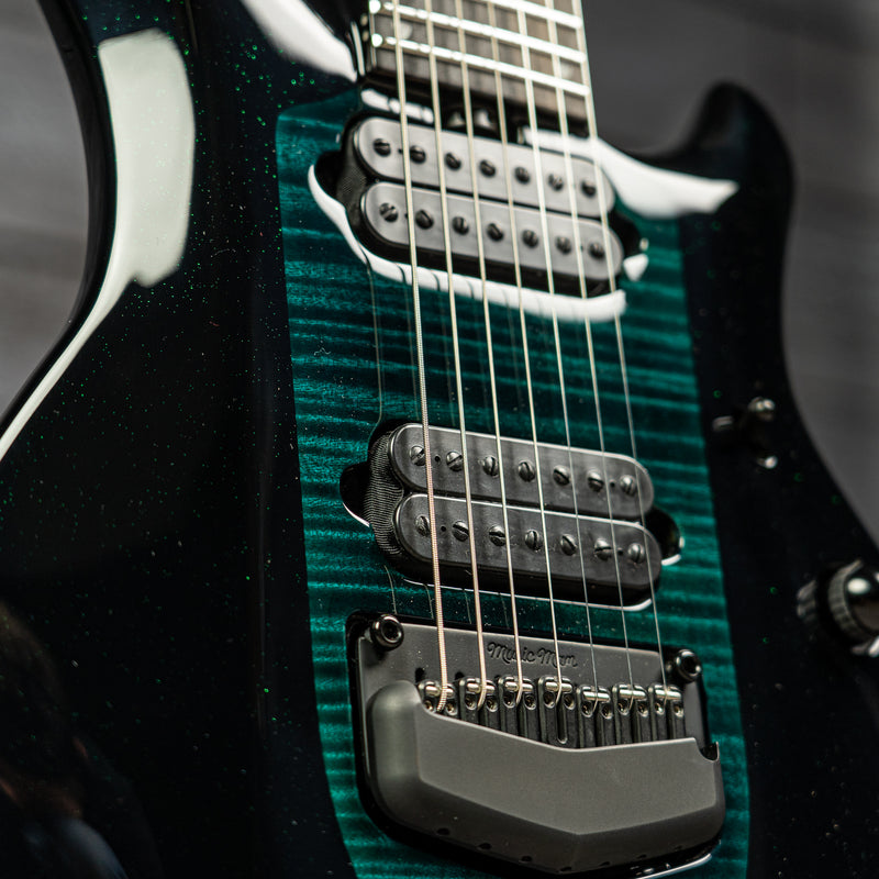 Ernie Ball Music Man Majesty 7 - Emerald Sky