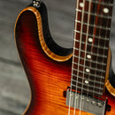 Ernie Ball Music Man Sabre Guitar HH Trem - Afterburn
