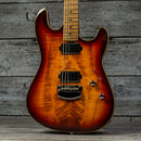 Ernie Ball Music Man Sabre HT Guitar HH Trem - Honey Bear