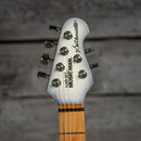 Ernie Ball Music Man Silhouette - Snowy Night, Roasted Maple Neck/Matching Headstock