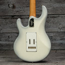 Ernie Ball Music Man Silhouette - Snowy Night, Roasted Maple Neck/Matching Headstock
