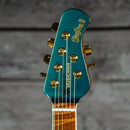 Ernie Ball Music Man StingRay II HH Cory Wong Deluxe - Pine Green, Bound Roasted Figured Maple/Rosewood