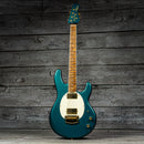 Ernie Ball Music Man StingRay II HH Cory Wong Deluxe - Pine Green, Bound Roasted Figured Maple/Rosewood