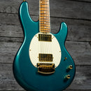 Ernie Ball Music Man StingRay II HH Cory Wong Deluxe - Pine Green, Bound Roasted Figured Maple/Rosewood