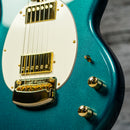 Ernie Ball Music Man StingRay II HH Cory Wong Deluxe - Pine Green, Bound Roasted Figured Maple/Rosewood
