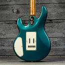 Ernie Ball Music Man StingRay II HH Cory Wong Deluxe - Pine Green, Bound Roasted Figured Maple/Rosewood