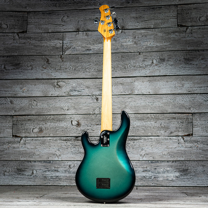 Ernie Ball Music Man StingRay Special 5 HH - Frost Green Pearl - Roasted Maple/Maple
