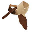 Franklin Cotton Cinch Guitar Strap - Glove Leather End Tab