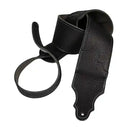 Franklin Original Black Glove Leather Guitar Strap
