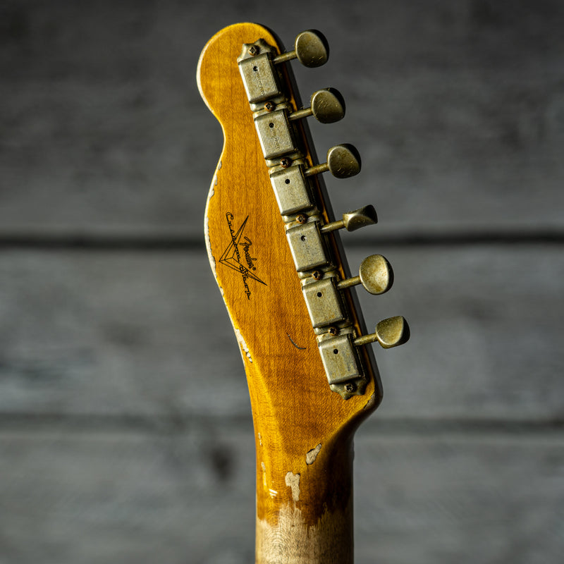 Fender 1954 Telecaster Super Heavy Relic - 1-Piece Rift Sawn Maple Neck Fingerboard, Super Faded Aged Nocaster Blonde