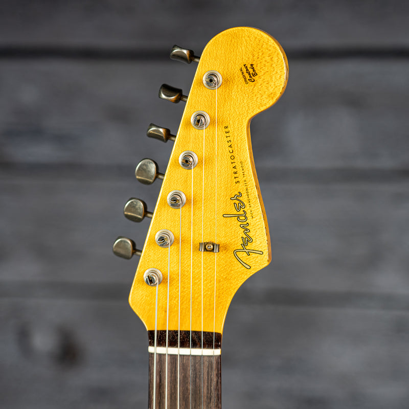 Fender Custom Shop 1960 Stratocaster Heavy Relic - Aged Sonic Blue over 3-Color Sunburst
