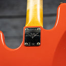 Fender Custom Shop 1963 Jazz Bass Journeyman Relic - Aged Fiesta Red