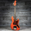 Fender Custom Shop 1963 Jazz Bass Journeyman Relic - Aged Fiesta Red