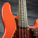 Fender Custom Shop 1963 Jazz Bass Journeyman Relic - Aged Fiesta Red