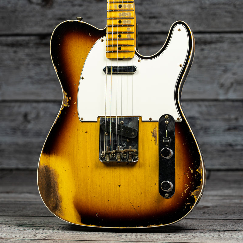 Fender Custom Shop 1965 Telecaster Custom Heavy Relic - Faded 3-Color Sunburst