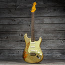 Fender Custom Shop 1961 Stratocaster Super Heavy Relic - 3A Rosewood Fingerboard, Gold Sparkle over 3-Tone Sunburst