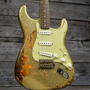 Fender Custom Shop 1961 Stratocaster Super Heavy Relic - 3A Rosewood Fingerboard, Gold Sparkle over 3-Tone Sunburst