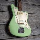 Fender Custom Shop 1963 Jazzmaster Relic - Rosewood Fingerboard, Aged Surf Green