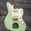 Fender Custom Shop 1963 Jazzmaster Relic - Rosewood Fingerboard, Aged Surf Green