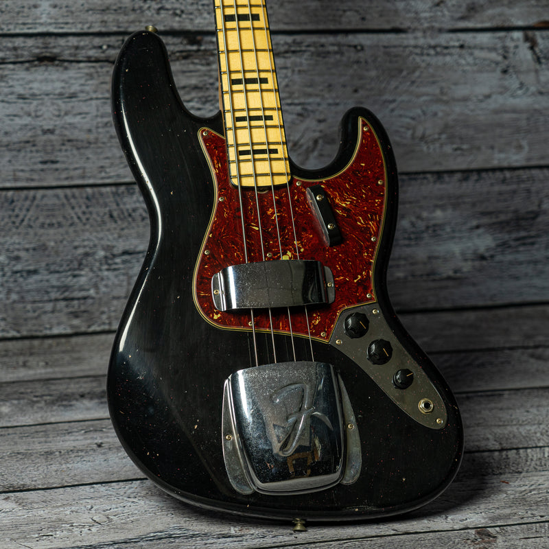 Fender Custom Shop 1968 Jazz Bass Journeyman Relic - Aged Black