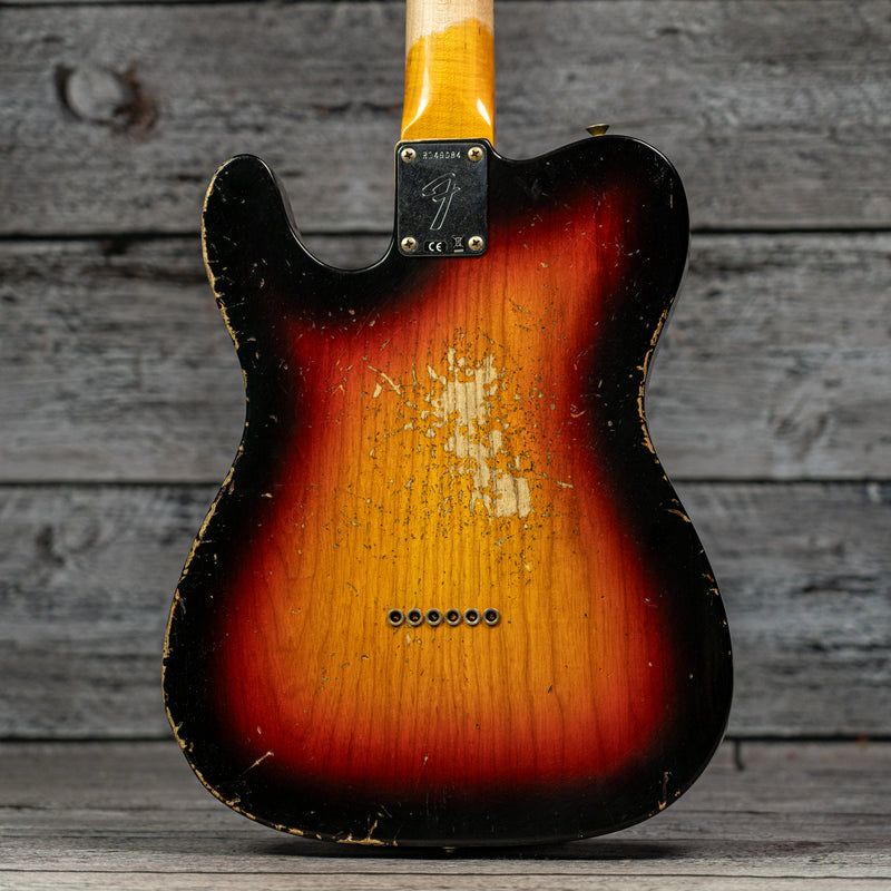 Fender Custom Shop 1970s Tele Custom Heavy Relic - Quartersawn Maple Fingerboard, Aged Target 3-Color Sunburst