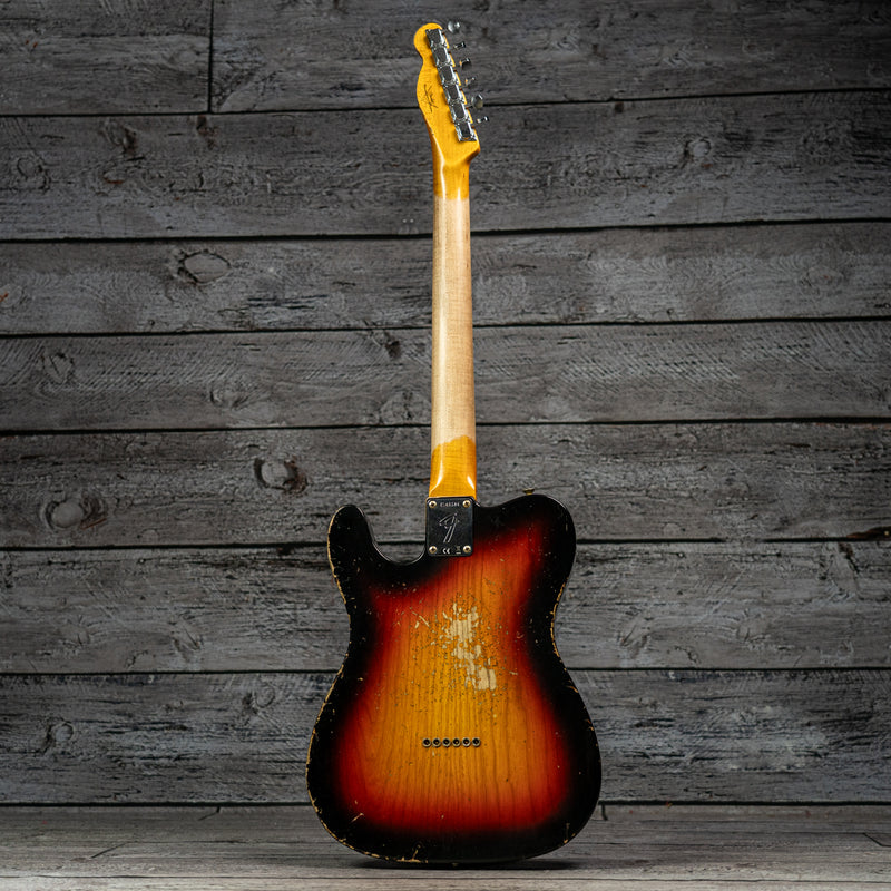 Fender Custom Shop 1970s Tele Custom Heavy Relic - Quartersawn Maple Fingerboard, Aged Target 3-Color Sunburst