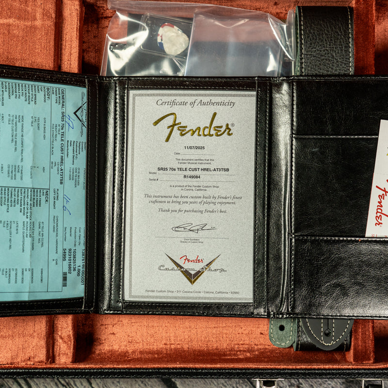 Fender Custom Shop 1970s Tele Custom Heavy Relic - Quartersawn Maple Fingerboard, Aged Target 3-Color Sunburst