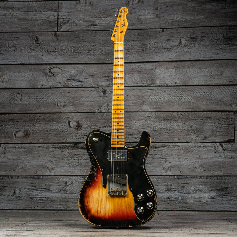 Fender Custom Shop 1970s Tele Custom Heavy Relic - Quartersawn Maple Fingerboard, Aged Target 3-Color Sunburst