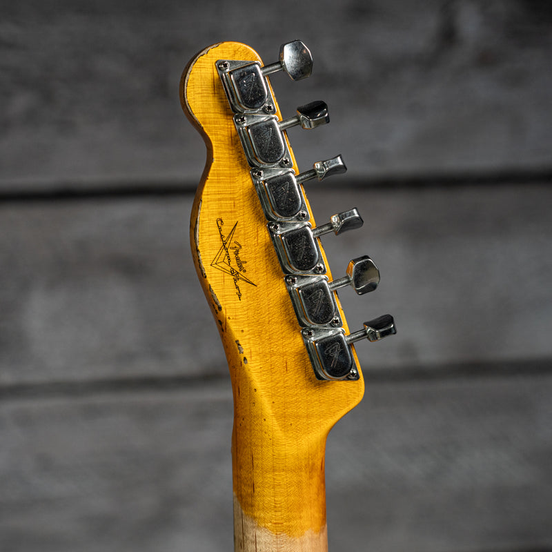 Fender Custom Shop 1970s Tele Custom Heavy Relic - Quartersawn Maple Fingerboard, Aged Target 3-Color Sunburst