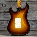 Fender Custom Shop 2023 Limited Edition Roasted '50s Stratocaster DLX Closet Classic - 1-Piece 4A Roasted Flame Maple, Wide-Fade Aged Chocolate 2-Color Sunburst